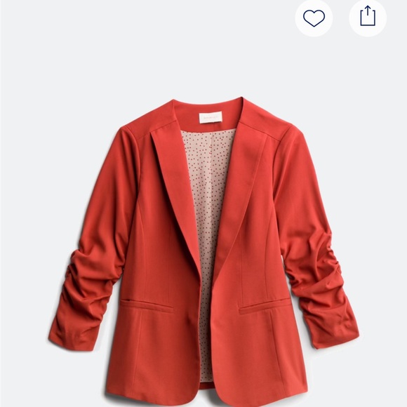 Skies Are Blue Collarless Blazer - NWT - Picture 3 of 3